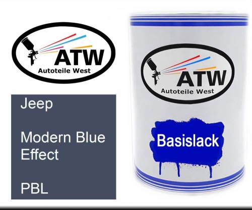 Jeep, Modern Blue Effect, PBL: 500ml Lackdose, von ATW Autoteile West.